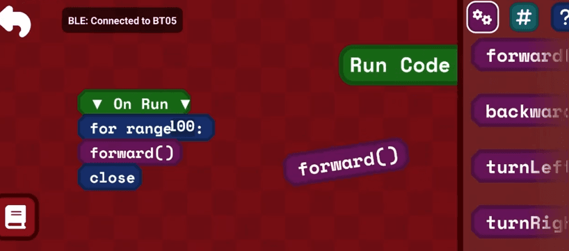 Drag-and-drop code blocks