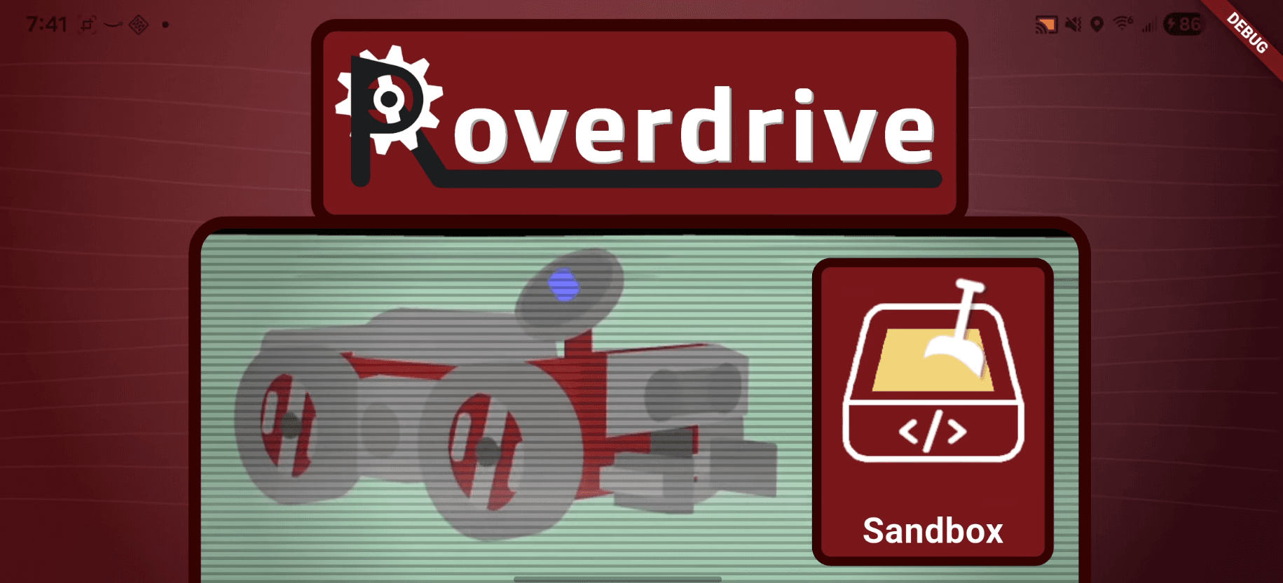 The Roverdrive app
