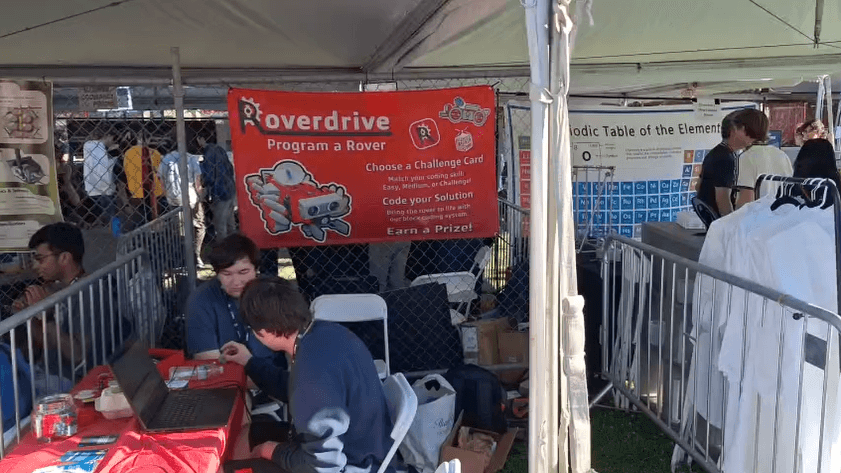 The Roverdrive booth at Open Sauce